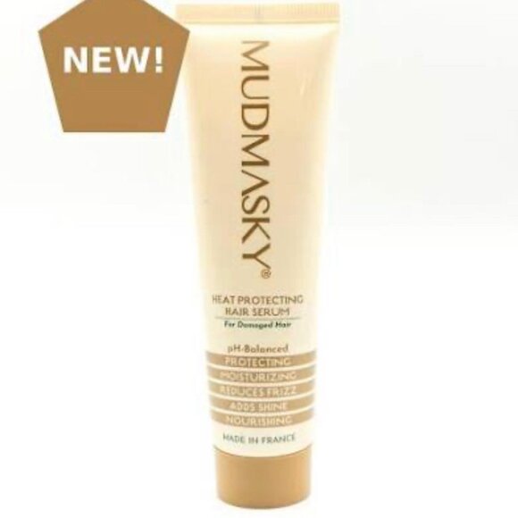 MudMasky Heat Protecting Hair Serum: Provides protection up to 450°F - Picture 1 of 1